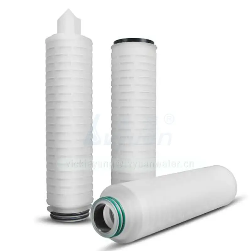 5 micron filter PP PTFE PES NYLON PES element 10 inch water treatment filter cartridge with DOE SOE plastic interface 1