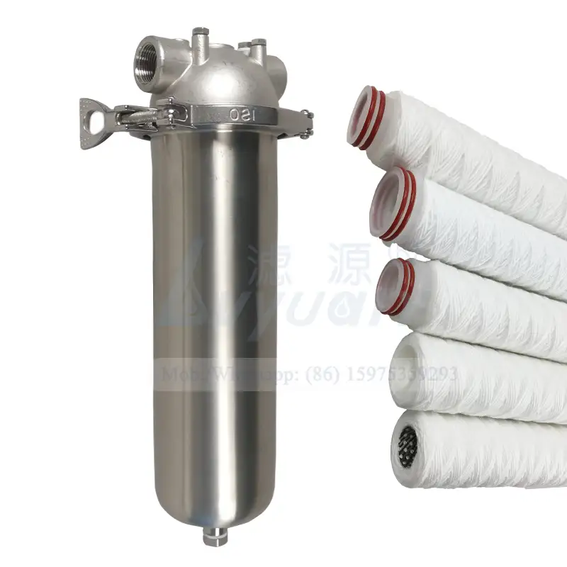 SOE 222 226 227 Fin 10/20/30/40/50 inch 20 microns filter string pp water filter cartridge for stainless steel housing filter 1