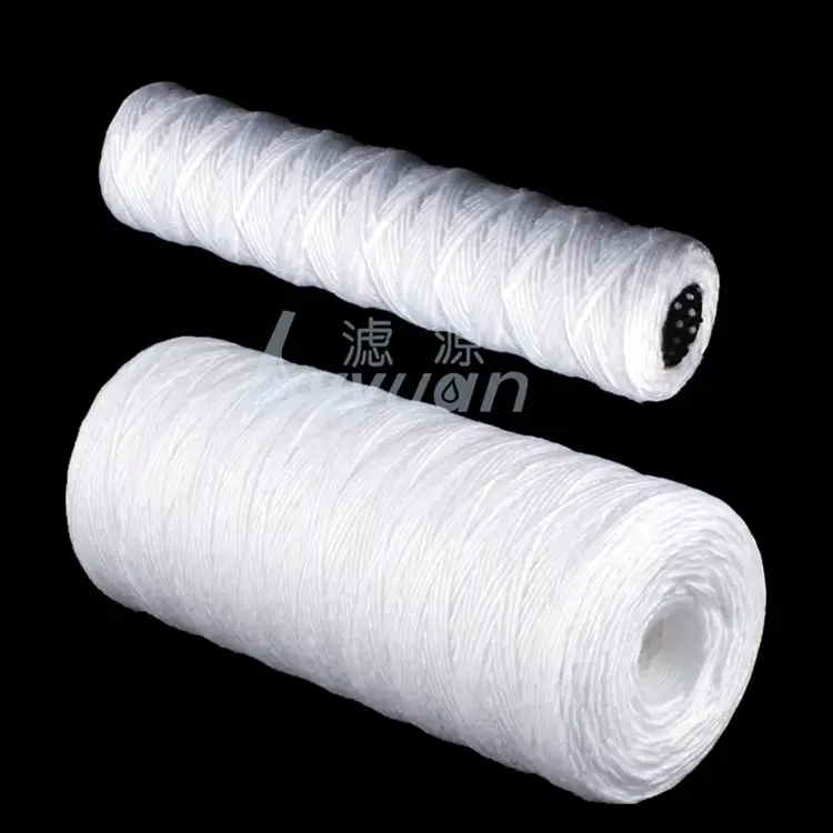 5 micron spun polypropylene filter cartridge string wound water filter 1