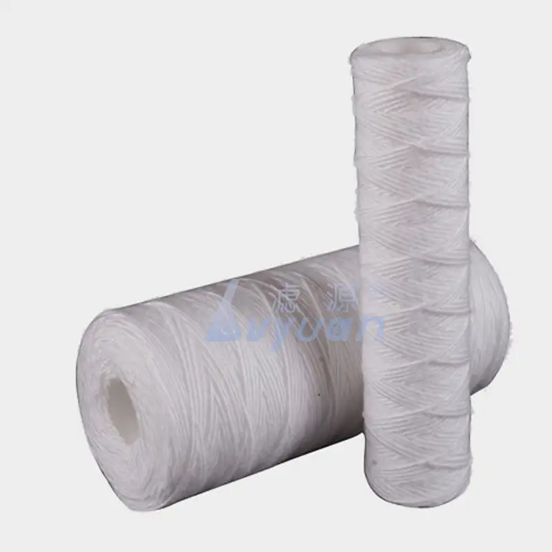 Big Flow 10 20-Zoll-Wasserfilter mit Fadenwicklung, 5-Mikron-PP-Garnfadenfilter im Angebot 1