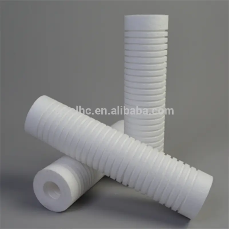 PP Spun Broad Groove Filter Cartridge with 10 20 30 40 inch element 1