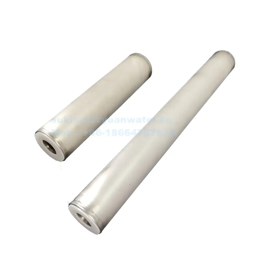 0.2 1 3 5 10 Micron sinter SS 316L sintered porous metal powder stainless steel filter cartridge for oil chemical treatment 1