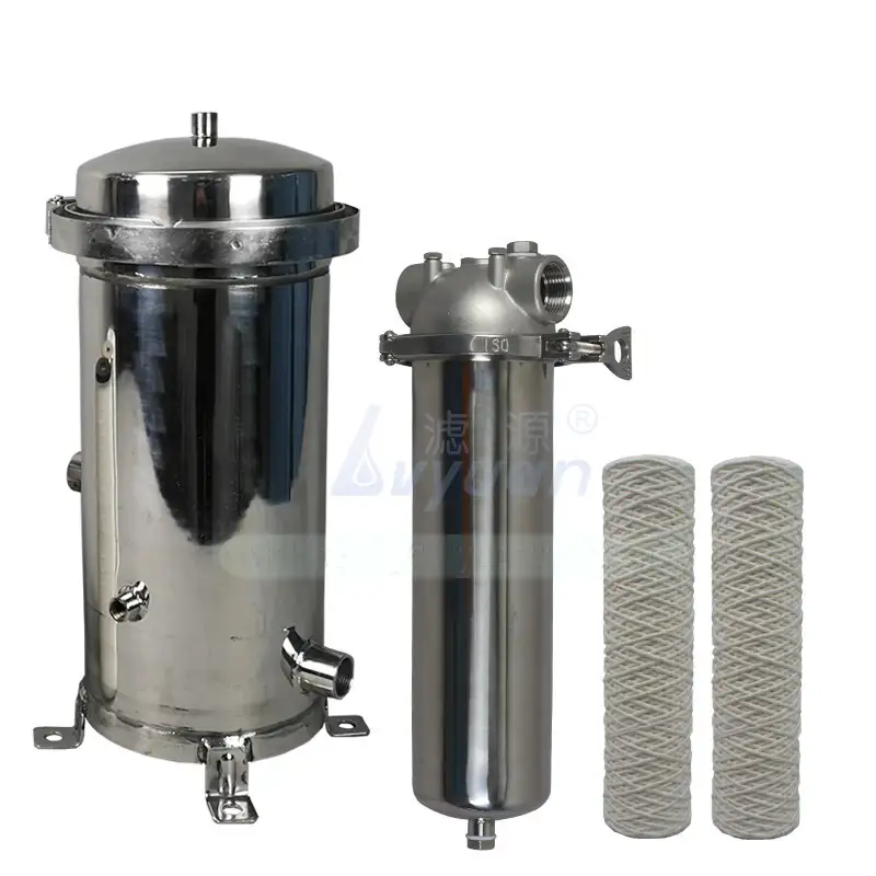 Liquid Oil water seperation 10 20 30 40 inch single cartridge filter housing with 5 microns oil field cartridge filter element 1