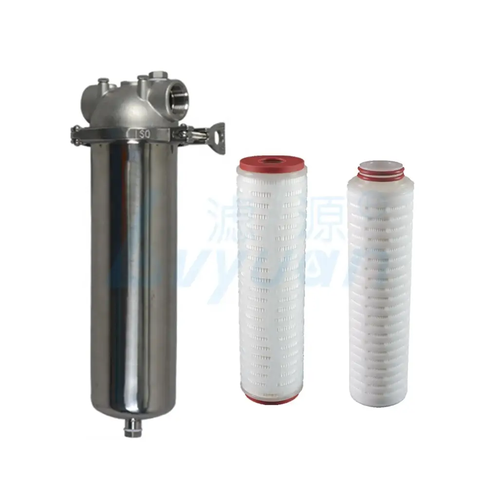 stainless steel single cartridge water filter housing ss 304 316 material housing filter for liquid filtration 1