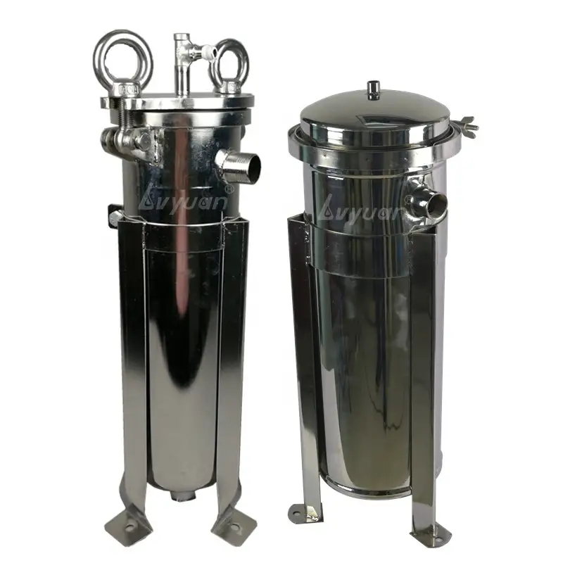 Cıvata / Kelepçe Sızdırmazlık Özelleştirilmiş Fiyat 1 '' 2 '' 3 '' NPT 304 Paslanmaz Çelik Torba Filtre Muhafazası 1