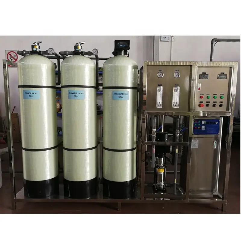2000 litre Ters Osmoz 2000 LPH Sistemi için endüstriyel RO su tesisi fiyatı 1