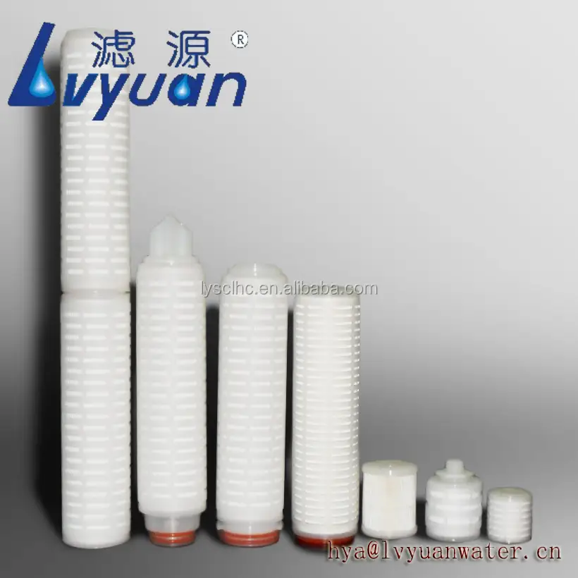 PES Pleated Filter Cartridge/precision flow meter water sensor 4