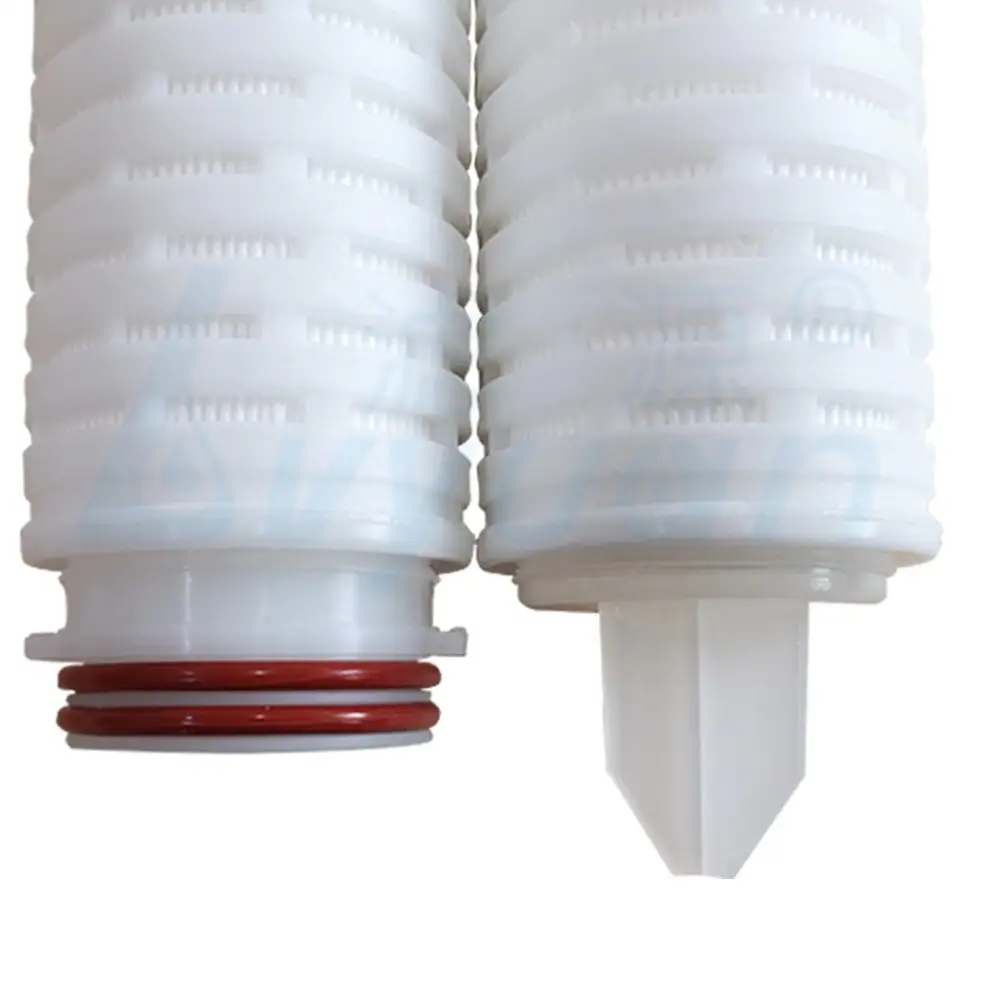 0.22 micron 0.45 um10 20 30 40 inch Nylon membrane pleated water filter cartridge 1