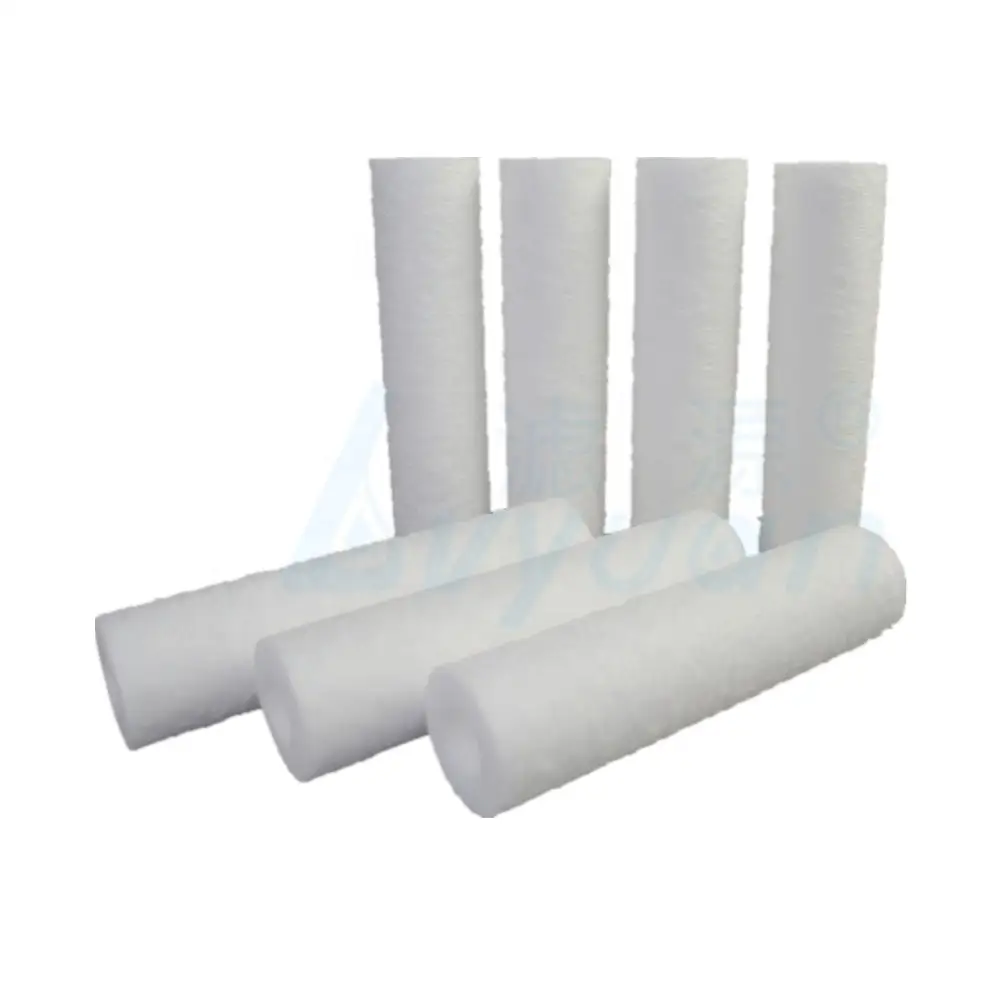 5 10 20'' 30 40 pulgadasPP Filtro de cartucho purificador de agua de sedimentos para filtración de agua industrial 1