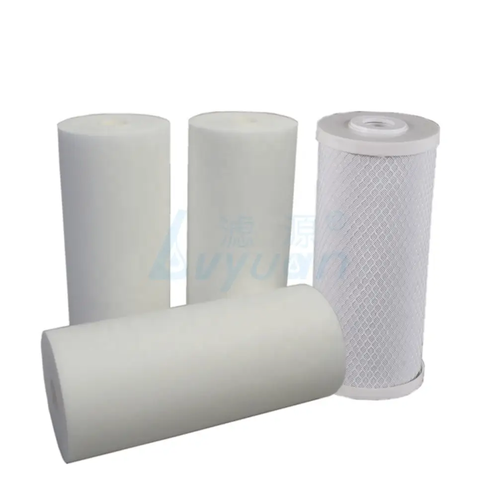 Filtro de agua sedimento filtro agua 4,5x10 pulgadasCartucho de filtro de 20 pulgadas para purificación de agua 1