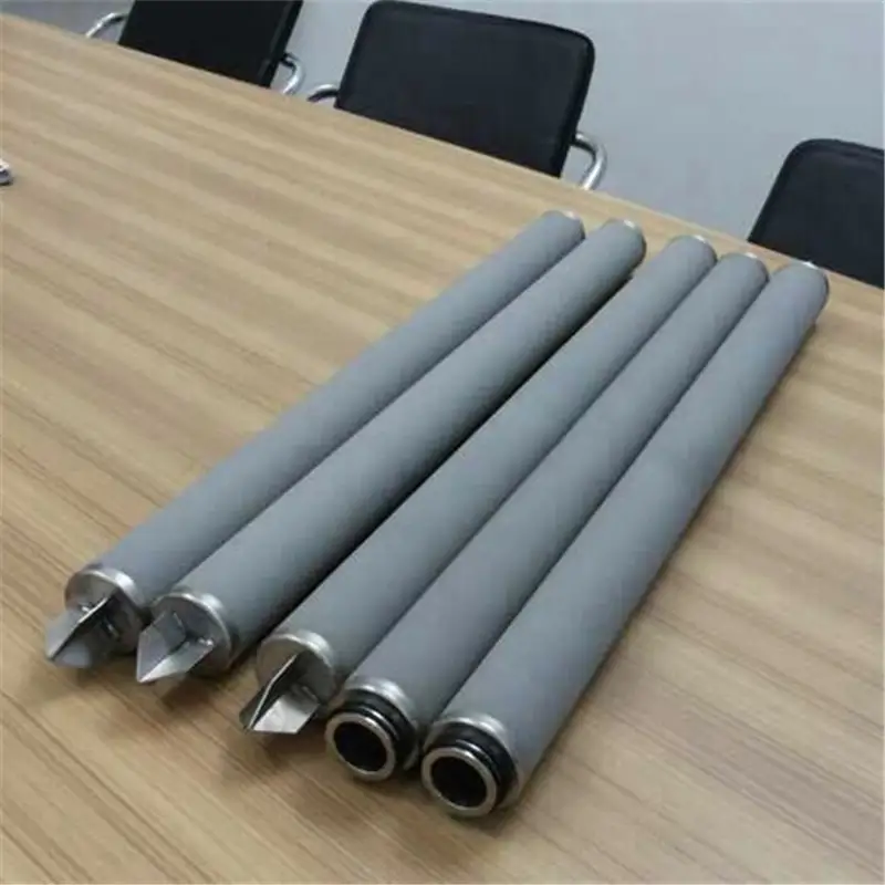 Sintered Titanium Metal Powder filter cartridge with DOE 222 226 adapter 1