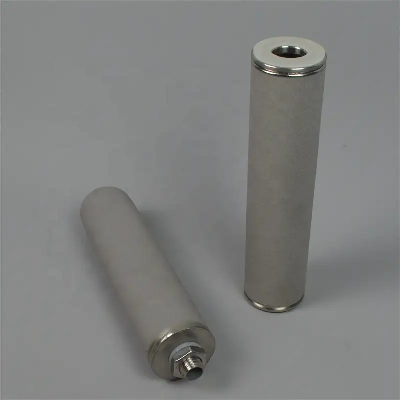 Vela de cartucho de filtro de titanio poroso sinterizado para tratamiento de agua 1