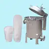 Water oil treatment SUS304 316L stainless steel 5 bag filter housing with 7x32 inch PP PE bag wate filter element 20 microns 1