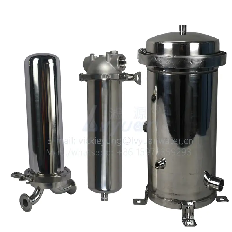 Clamp DOE 222 226 filter code SS304 316L material stainless steel micro filterfor sintered 10 inch SS mesh cartridge filter 1