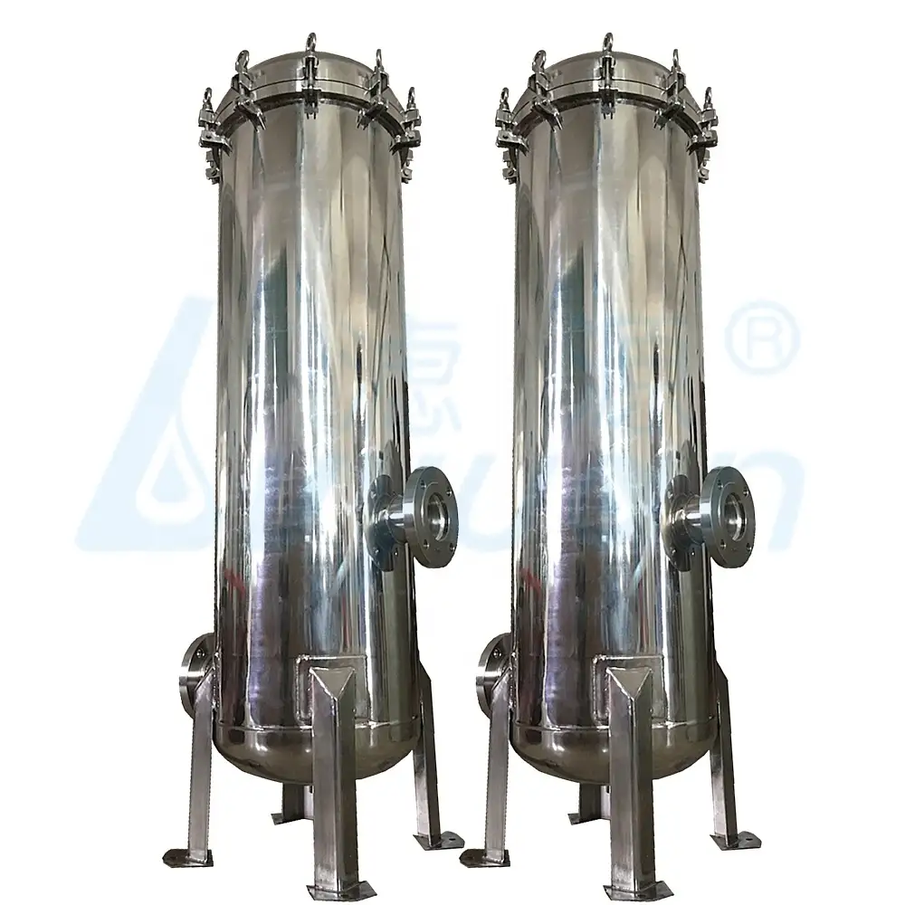 China supplier 20 filter core 40 inch stainless steel cartridge filter housing for beer filtration 1