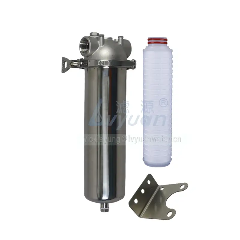 Filtro de cartucho de aceite industrial carcasa del filtro de agua de seguridad de 10 pulgadas con elemento filtrante de agua DOE SOE 1