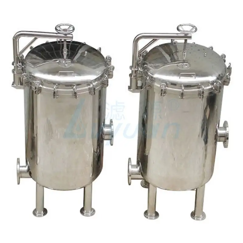 Mehrbeutelfiltergehäuse Edelstahl 304 SS316 Industriewasserbeutelfilter für die Flüssigkeitsfiltration 1 5-Mikron-Filterbeutel 1