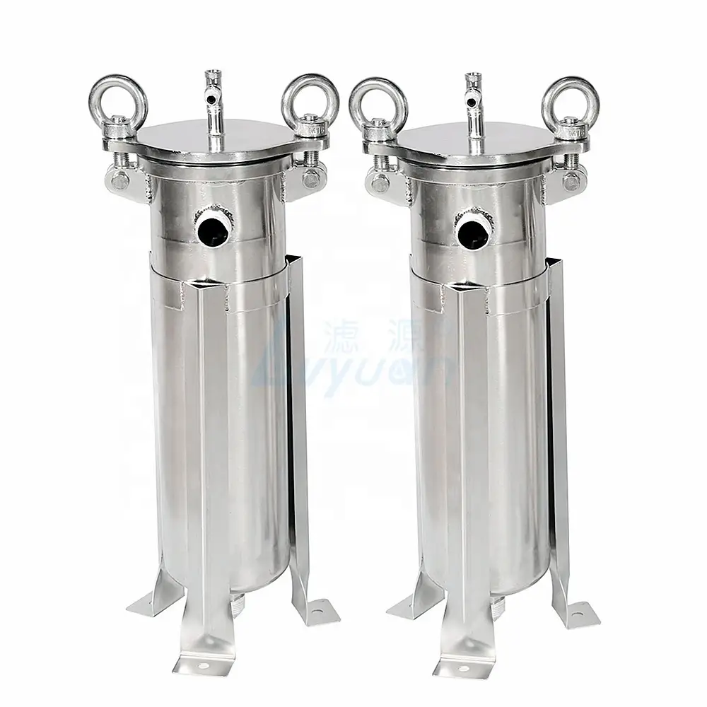 stainless steel liquid ss304 bag filter/bag filter housing filter bag size 2 for water filtration 1