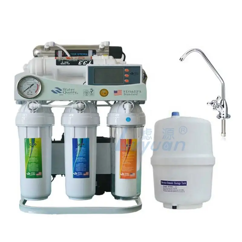 Fabricante debajo del fregadero, purificador de agua potable para el hogar, 5/6/7/8 etapas, sistema RO, filtro de agua alcalina 1