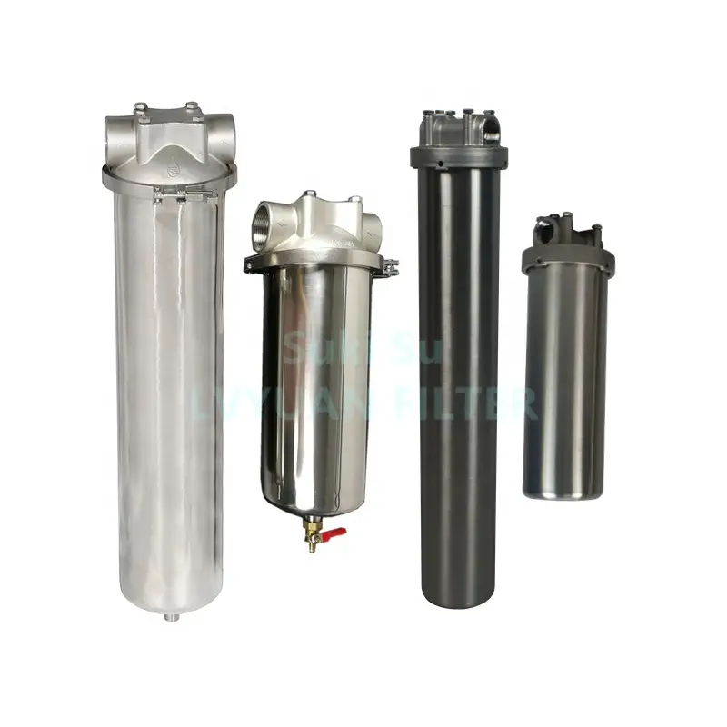 5 10 20''inch Slim Jumbo SS 304 stainless filter housing size 10 for home car outdoor water purification purifier system 1