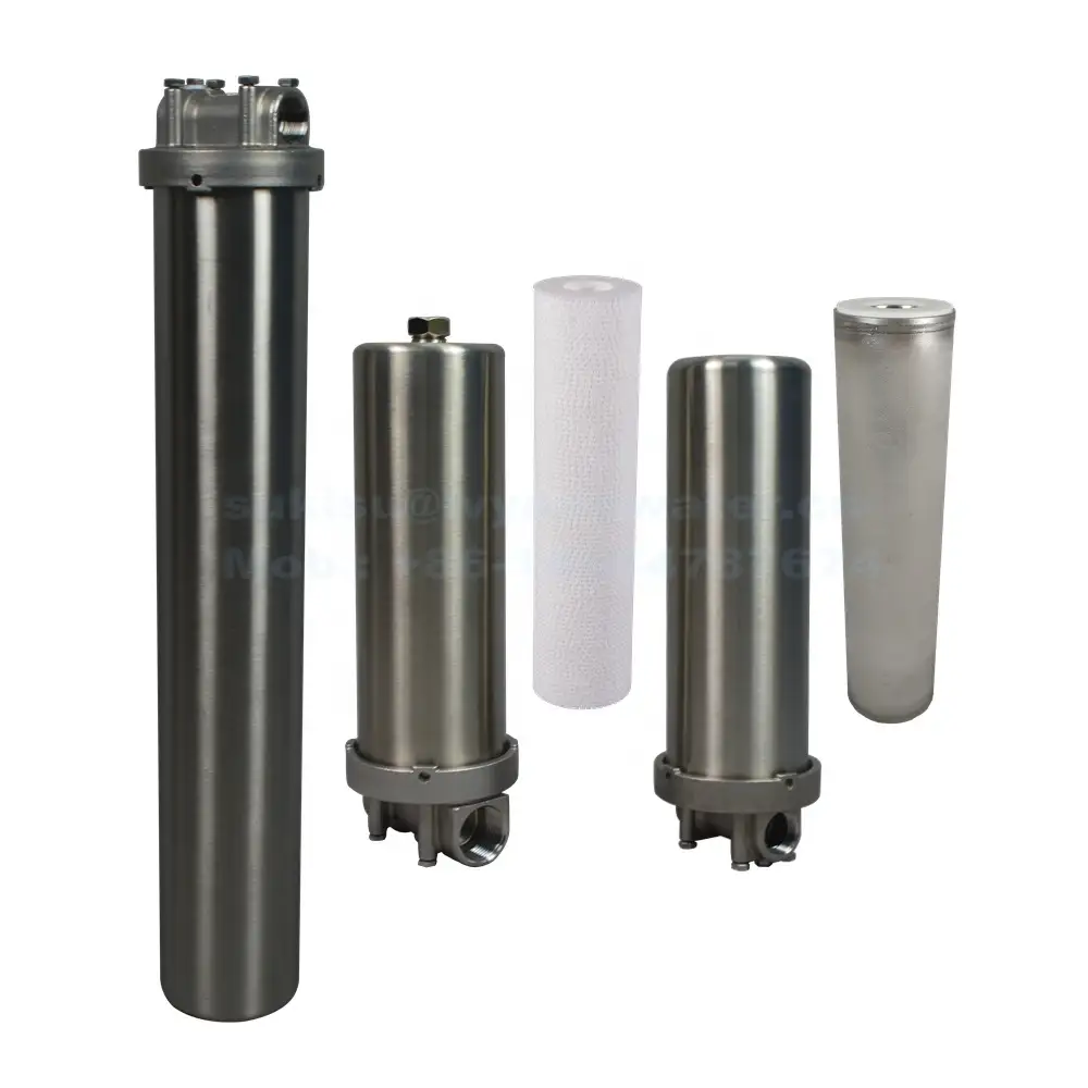 Residential Domestic Under Sink Stainless Steel Vessel Housing Hot Water Filter for home use purifier 1