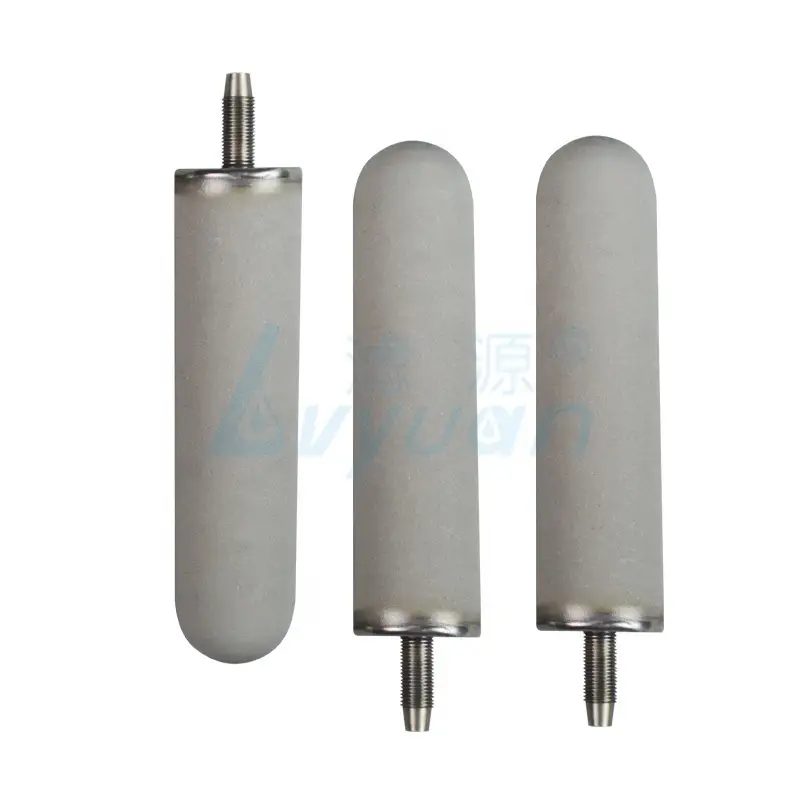 Industrial 1 5 micron titanium water filter cartridge 10 / 20 inch titanium filter 1