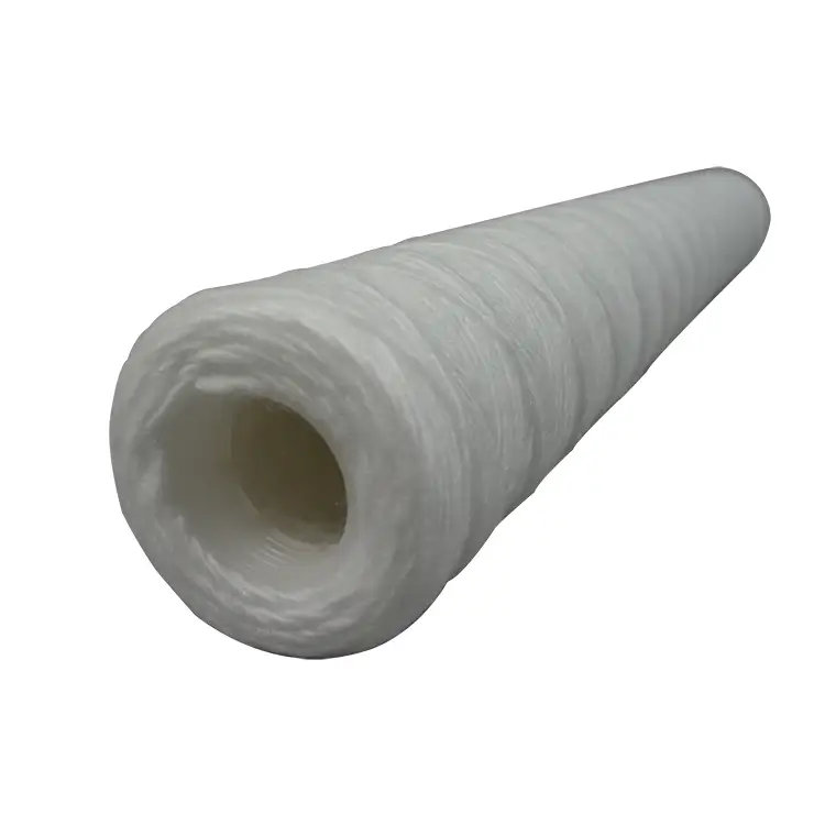 Inner stainless steel core 20 inch sediment filter 5 micron filter cartridge with absorbent cotton string wire wound media 1