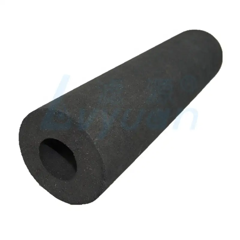 Kohlefilter 10 20 30 40 Zoll Filterwasser gesinterte Kohlefilterpatrone für Wasserreiniger 1