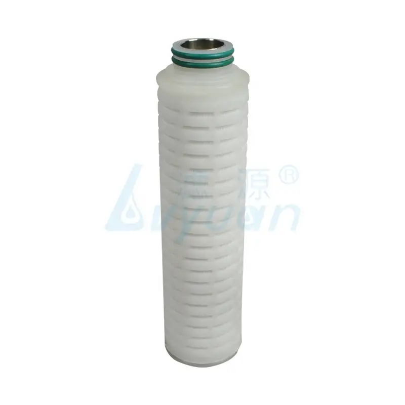 0.22 micron industrial water filter element PES pleated filter cartridge/PES membrane filter cartridges 1