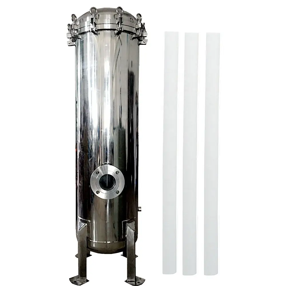 40 inch pp water filter cartridge with cartridge housing for RO plant pre filtration 1