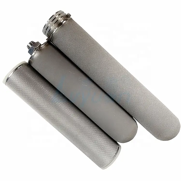Industrielle Wasseraufbereitungssysteme poröses Metallfilterelement 0,2 1 3 5 10 Mikron 1