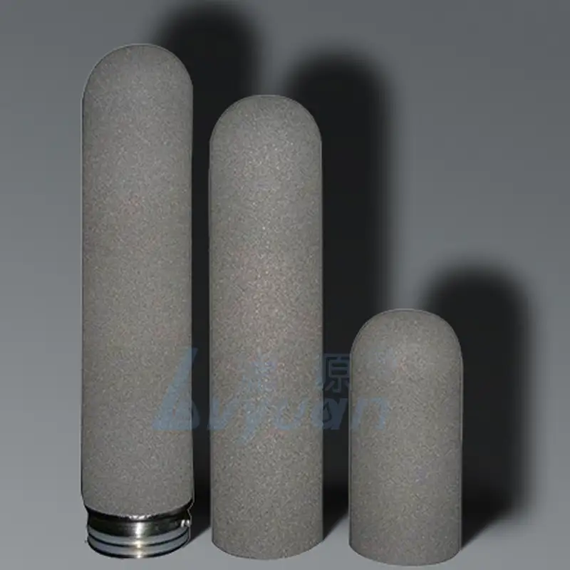 Serie de cartuchos de filtro de titanio de 5 micrones personalizados de alta tecnología para tratamiento de ozono en agua 1