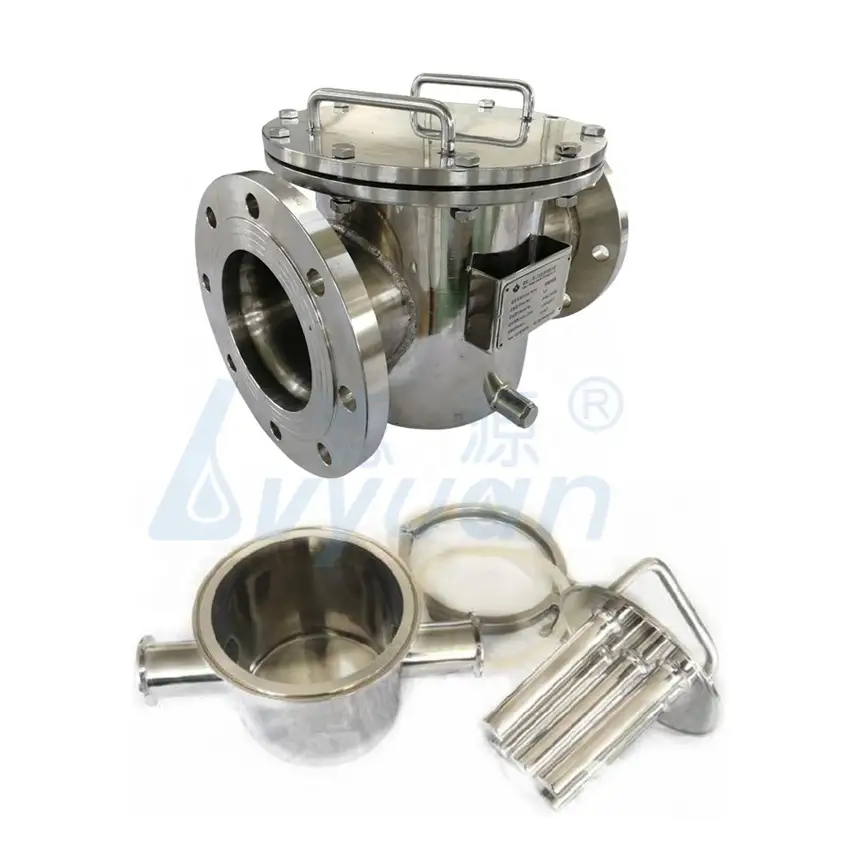 Factory customize SS304 SS316liquid Iron particle removal pipeline In-line Magnet Filter Permanent Magnetic Separator 1