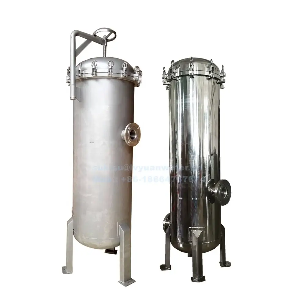 20 30 40 pulgadas filtros multicartucho tanque de filtro de agua de acero inoxidable con 5 15 20 27 50 núcleos 1