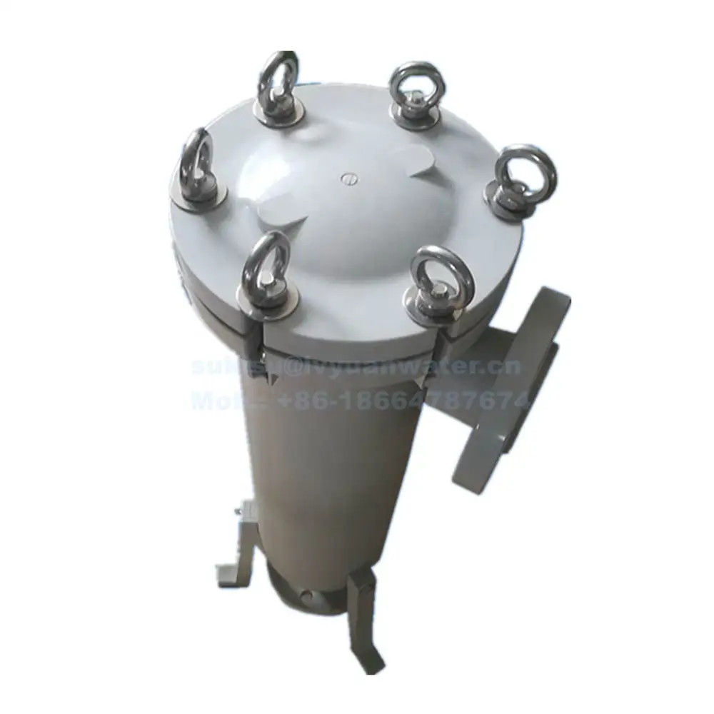 Acidic resistance #2 high Flow PP Polypropylene Bag Filter Housing for Chemical industry liquid treatment 1