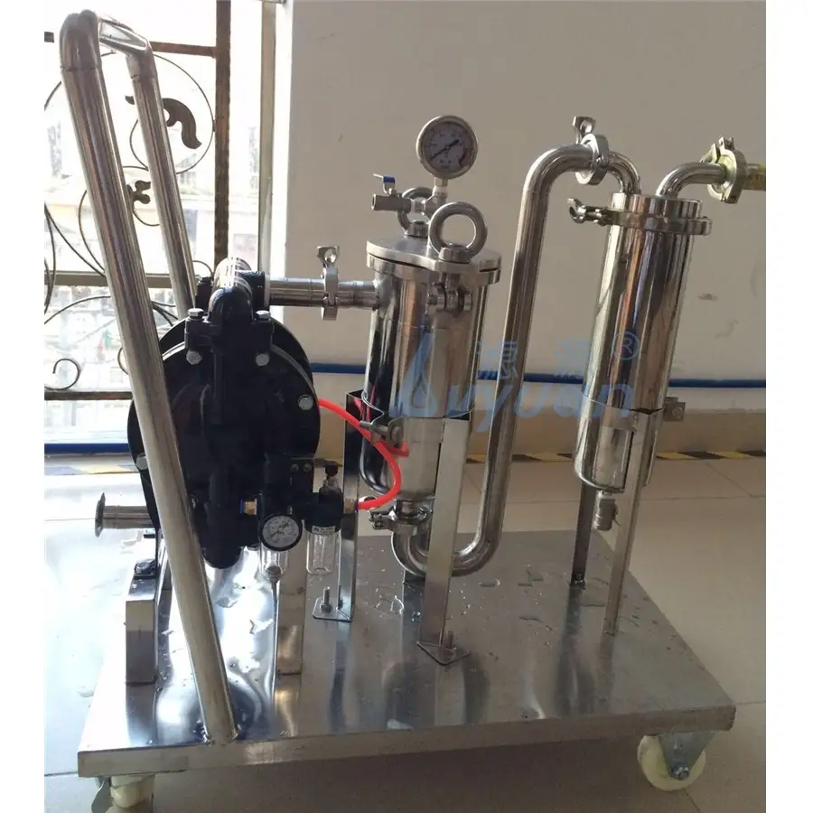 Customized Device Sanitary Stainless Steel Liquid Filter with 1/2/3/4/5 Stages Cartridge/Bag Purification 1