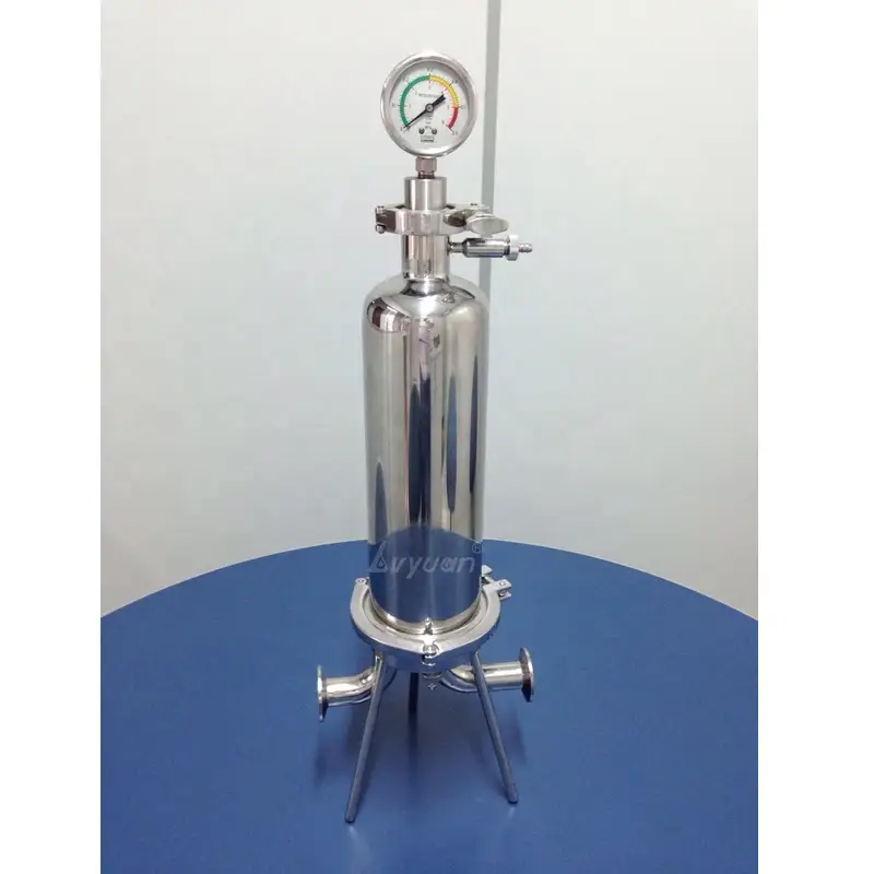 Vivienda del cartucho de filtro del acero inoxidable de los SS 316 para la máquina de la filtración del vino 1