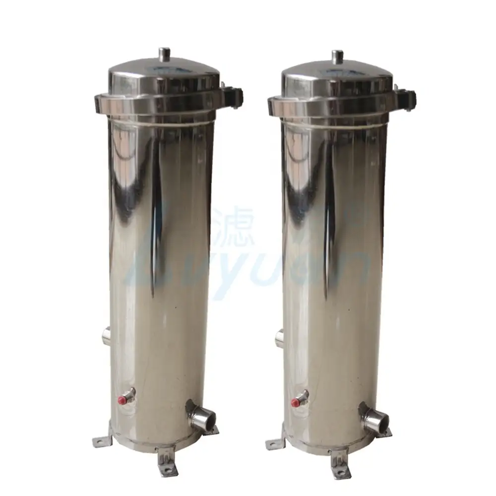 ss304 ss316 stainless steel water filter housing /cartridge filter housing for industrial water pre-filtration 1