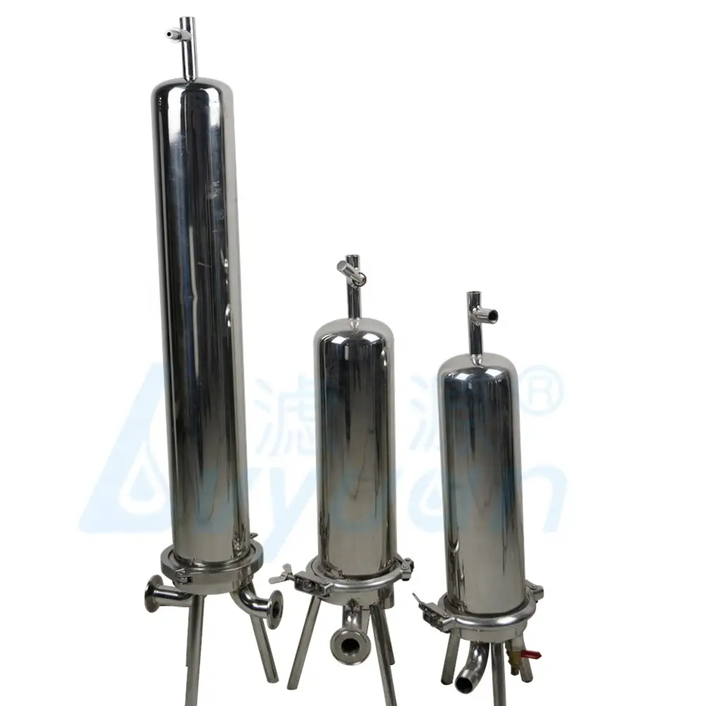 SS304/316 10'' 20 30 40 Inch Stainless Steel sanitary Cartridge Filter Housing for Sterile Filtration 1