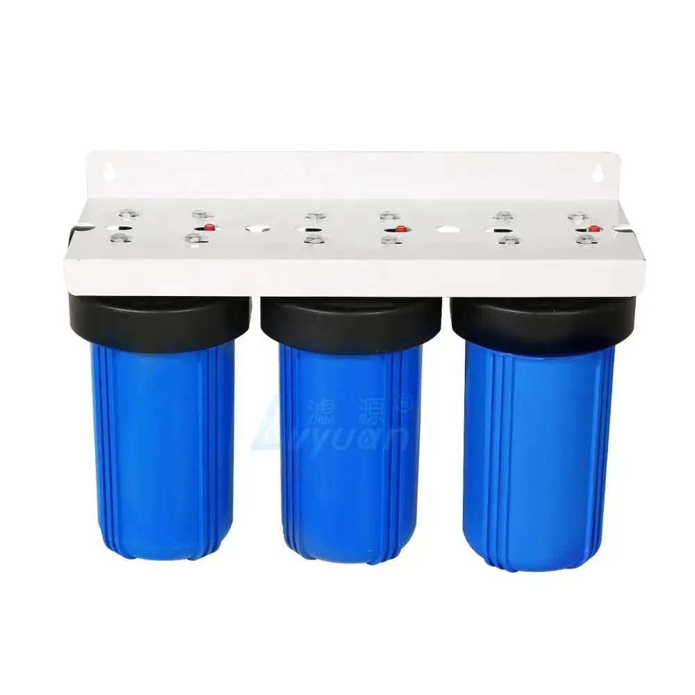 Filtro de sistema de agua, carcasa del filtro de agua azul grande, filtro de agua de 10 pulgadas para prefiltración 1