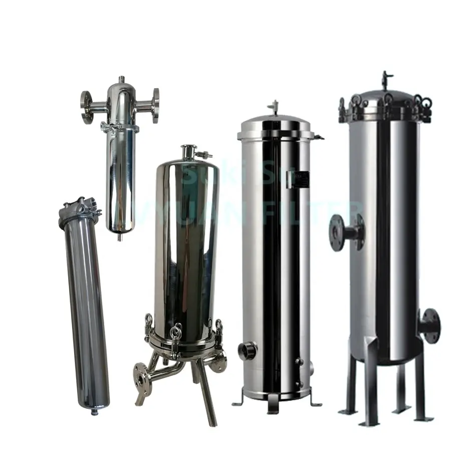 professional stainless steel filter housing with core for sea water desalination1 3