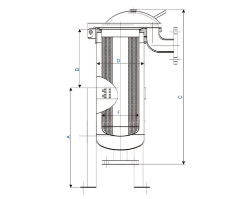 Lvyuan stainless filter housing rod for sea water desalination5 2