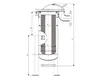 Lvyuan stainless filter housing rod for sea water desalination5 2