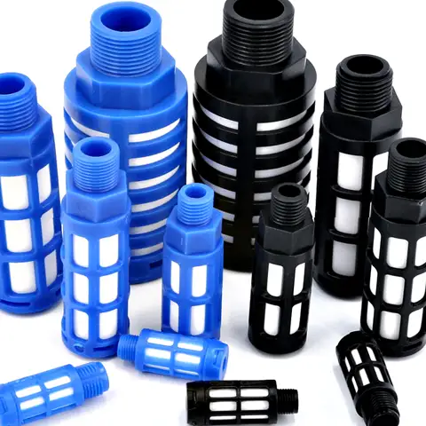 Filtros de prevención de derrames del silenciador de la línea de aire de escape para la bolsa de líquido de descarga 1