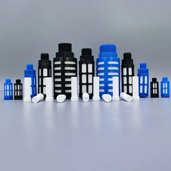 Silencer Solenoid Valve Muffler Pneumatic Muffler Air Quick Exhaust Muffler Absorb Noise Reduce Filter 2