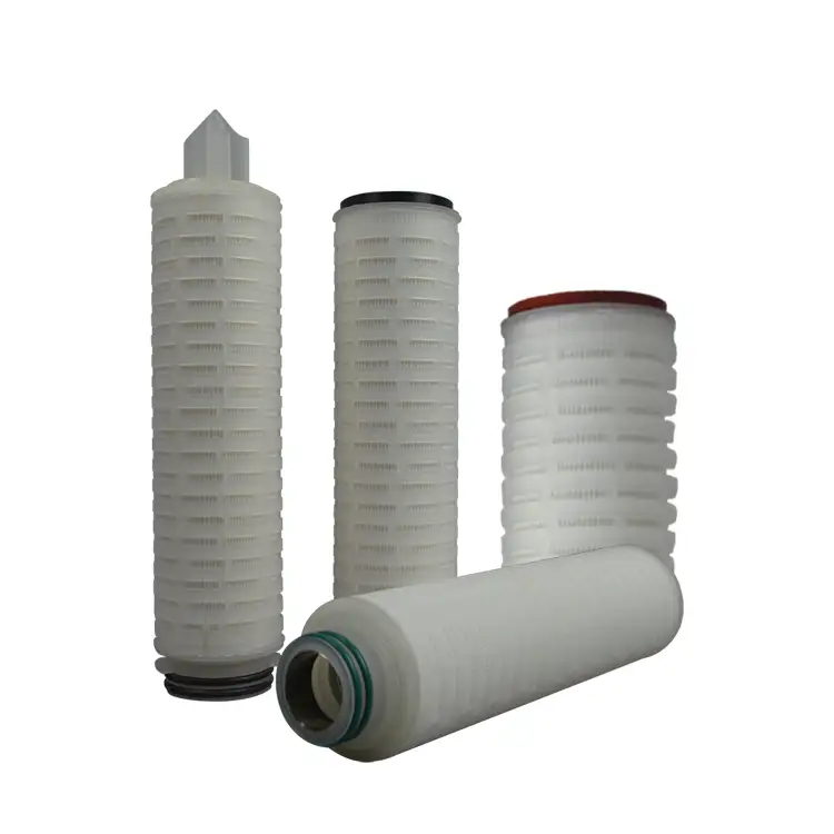 Hydrophobic 40inch Air PTFE Vent Filter 222 Fin PTFE Water Filter 1