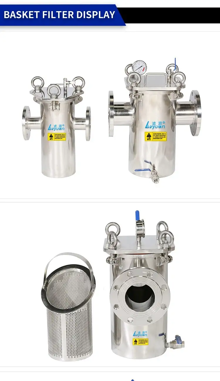 Stainless Steel SUS304 316L Basket Stainer 7 Stainless Steel SUS304 316L Basket Stainer 12