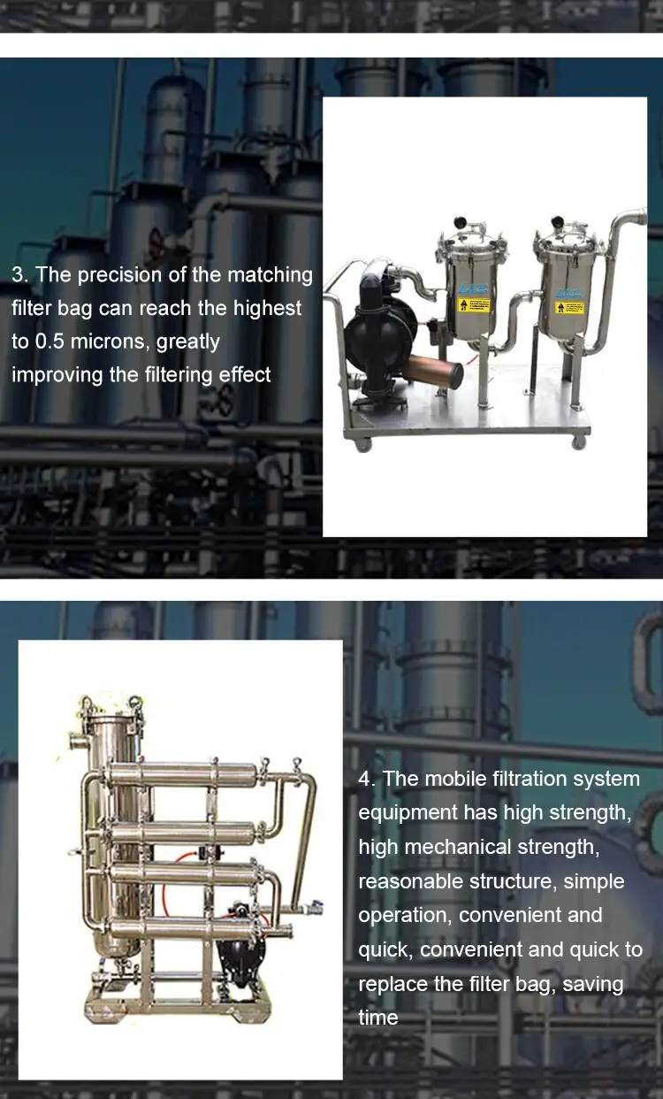 Stainless Steel Mobile Filtration System 10