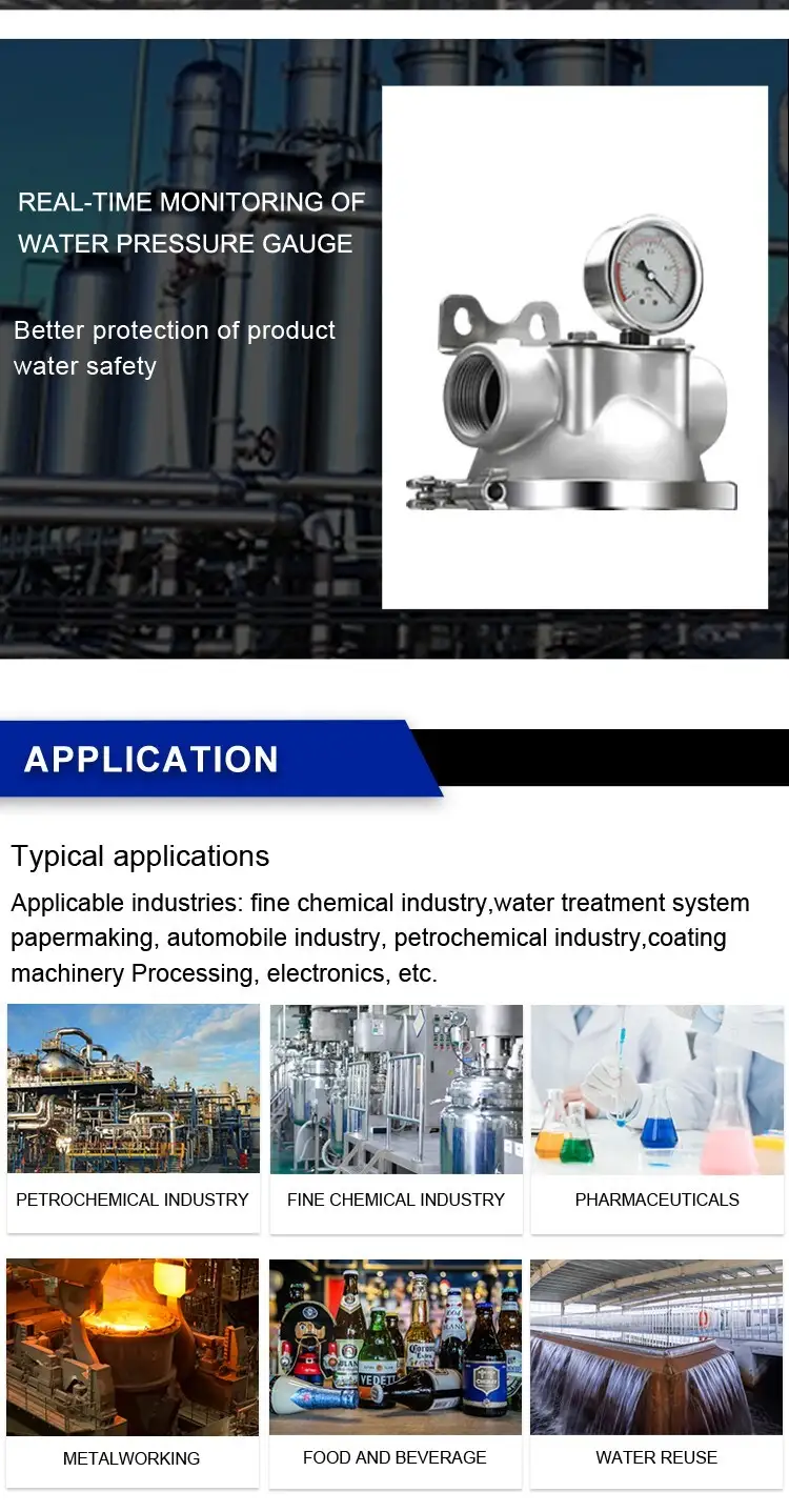 Single Cartridge Stainless Steel Filter Housing 12