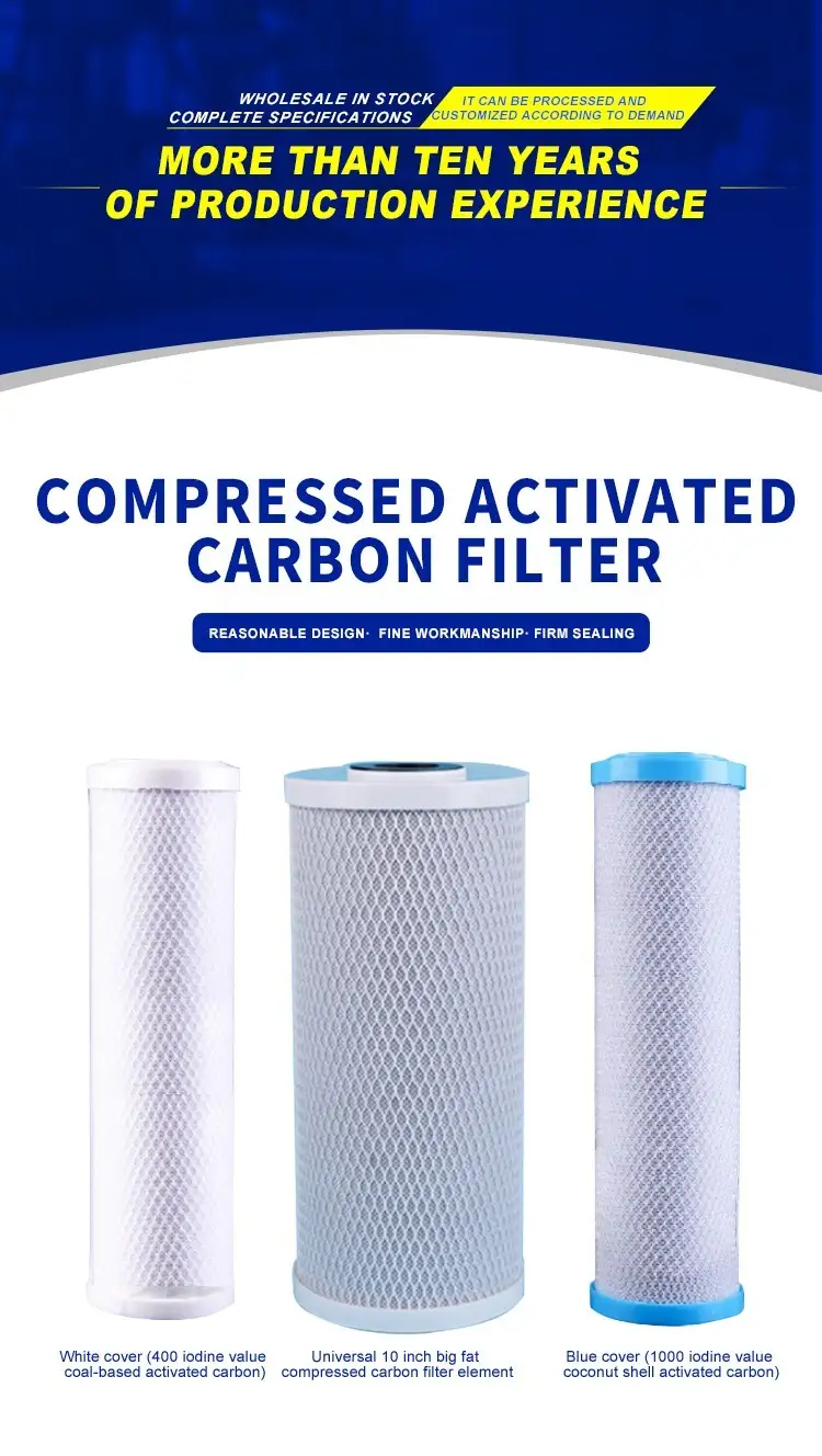 Factory Price Compressed Actived Carbon Filter 6
